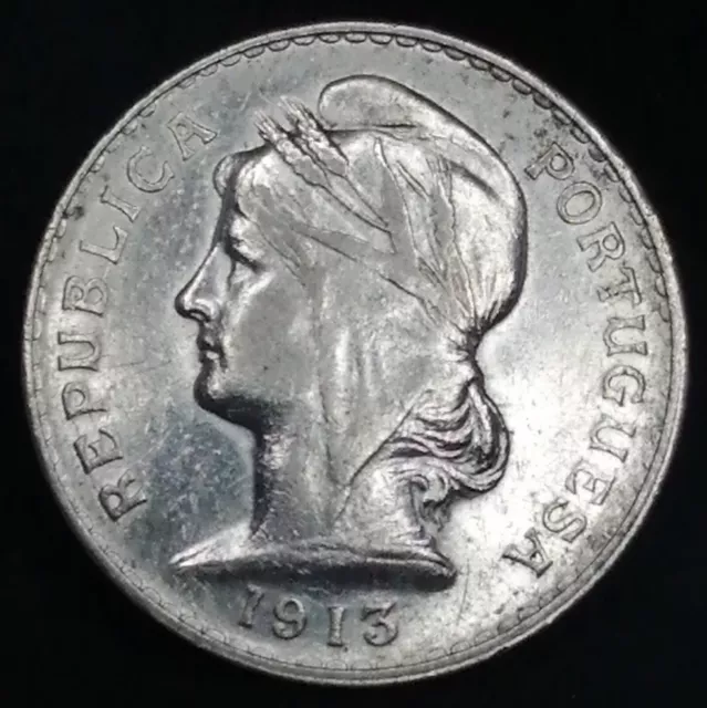 Portugal 50 Centavos 1913 KM#561 (code 00020)