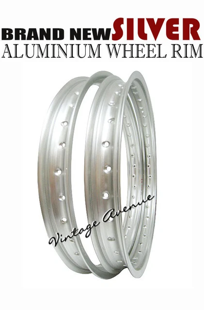 Yamaha XT550 / XT600 Aluminum Wheel Rim Set – Front 21" Rear 18" – Gold Finish 4 thumbnail image