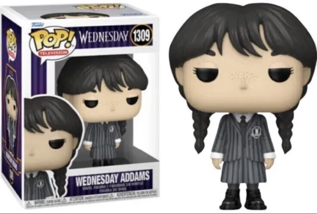 Wednesday Addams Family Funko Pop Netflix TV #1309 Jenna Ortega - IN STOCK -READ