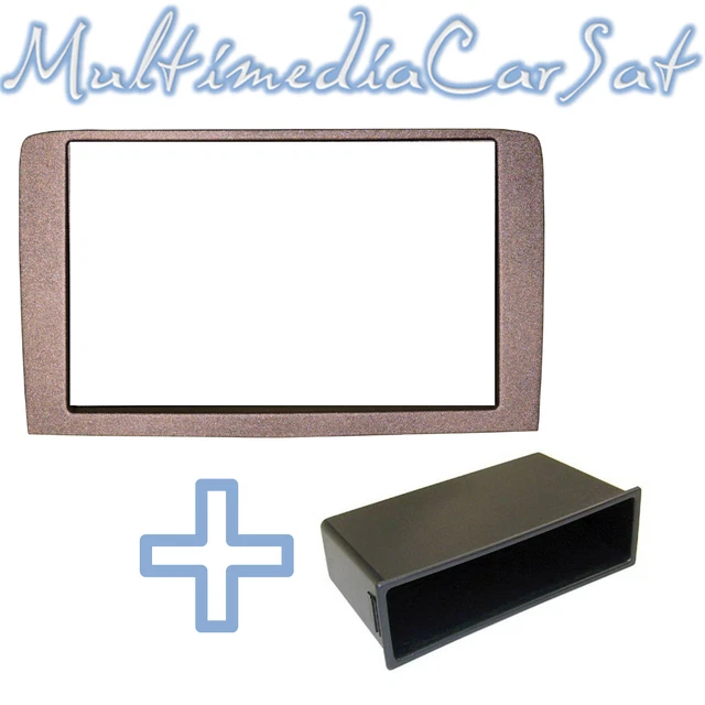 Mascherina Autoradio Doppio Iso Din Fiat Idea Lancia Musa Oro 03208Oro