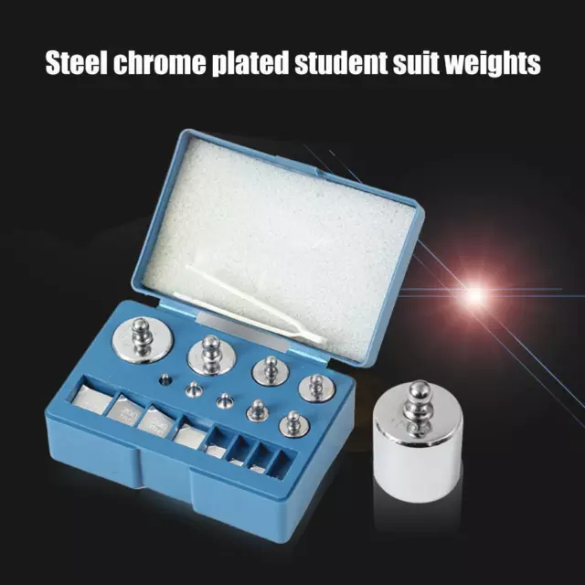 17 pz set pesi di calibrazione scala da laboratorio 10 mg-100 g strumenti di ponderazione bilancia
