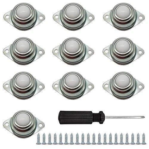 YOOHUA 10PCS Nylon Ball Transfer Bearing Unit Table Conveyor Roller Ball Cast...