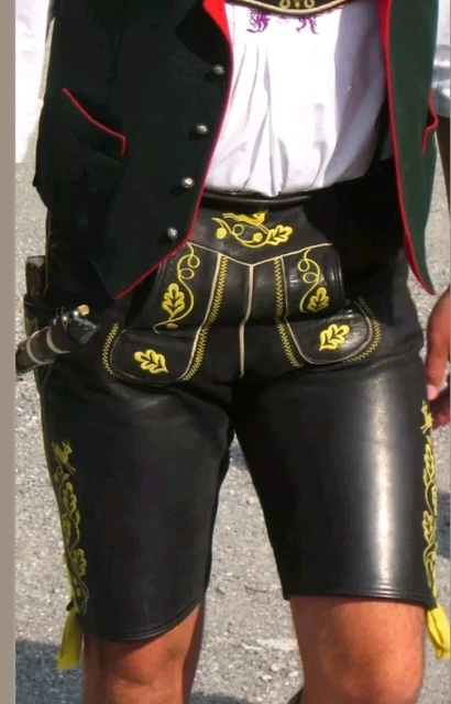 Lederhose Herren Trachten Lederhose Nappa Lederhose Oktoberfestlederhos Gr 46-64