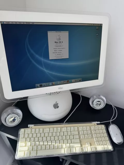 Apple iMac G4 17” - 800MHz - 1GB RAM - Includes Keyboard, Mouse & Speakers