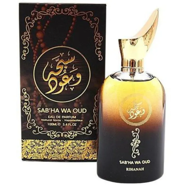Sab'ha Wa Oud by Rihanah  Oriental Perfumed Water Unisex 100ml Eau de Parfum