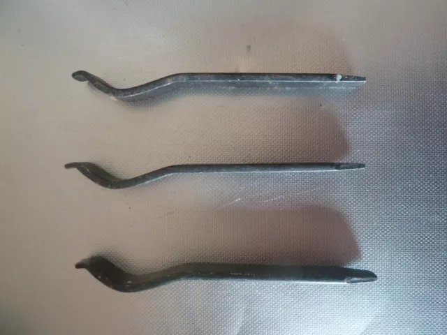 3 ancien stock OUTIL DEMONTE PNEU CYCLOMOTEUR solex velo TAILLE FORGE