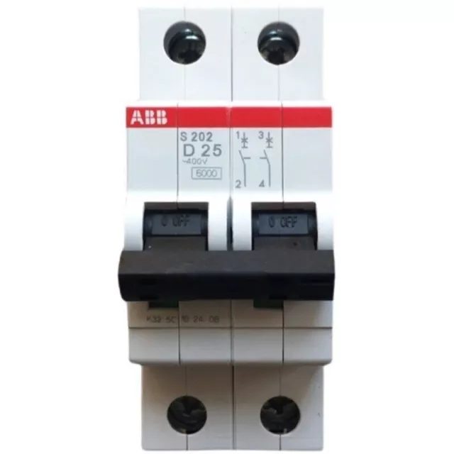 ABB SH202-C40 Interruptor magnetotérmico 2P 40A C 6kA 2CDS212001R0404