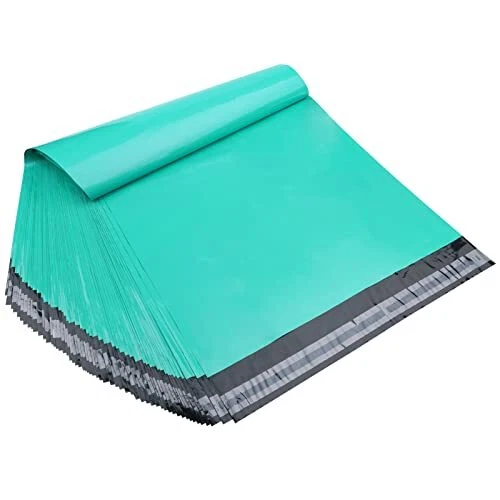 14.5x19 Inch Poly Mailers Mailing Bags Teal Shipping Envelopes Self (Tosqa)