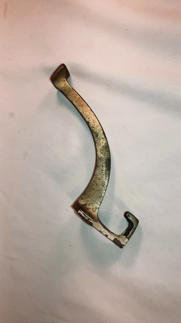 Vintage Antique Vintage Hook Cast Bronze Wall Coat Hat Closet Hall Tree Hook