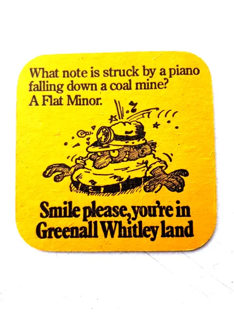 Vintage GREENALL WHITLEY / GREENALL'S - Cat No'358  Beer mat / Coaster