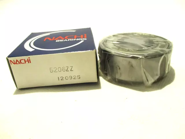 New Nachi 5206Zz Double Row Angular Contact Ball Bearing