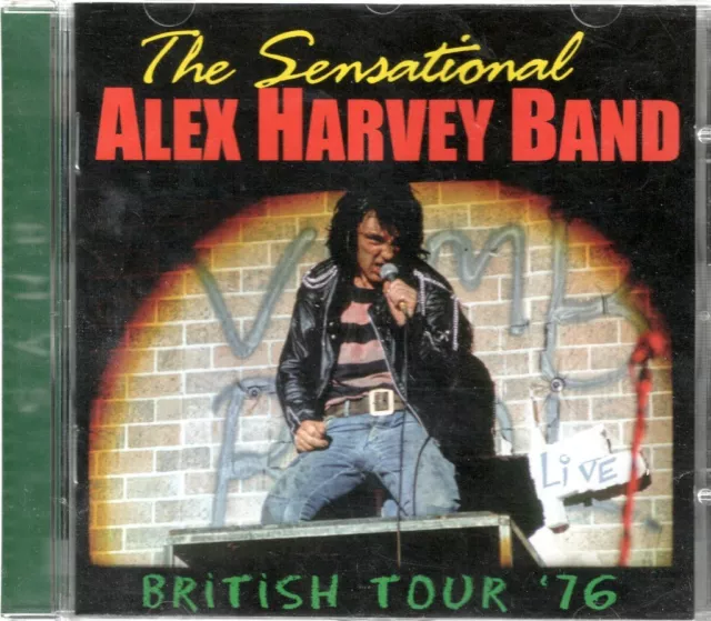 SENSATIONAL ALEX HARVEY BAND BRITISH TOUR '76 CD 10 track (MLP07CD) UK MAJOR LEA