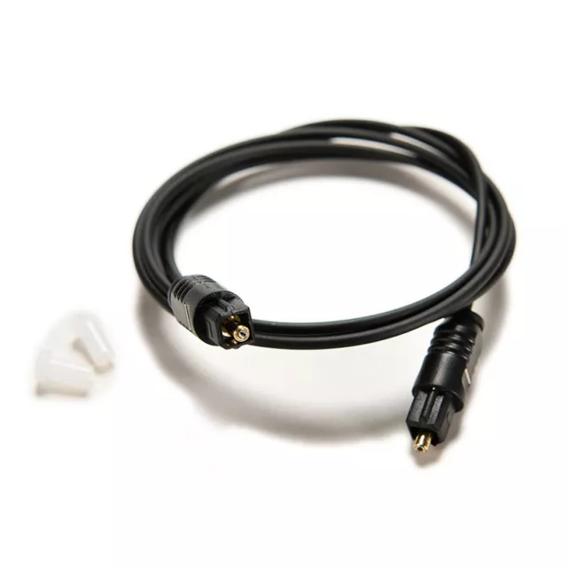1M OD2.2 Digital Fiber Optical Audio SPDIF MD DVD TosLink Cable Lead .Q1