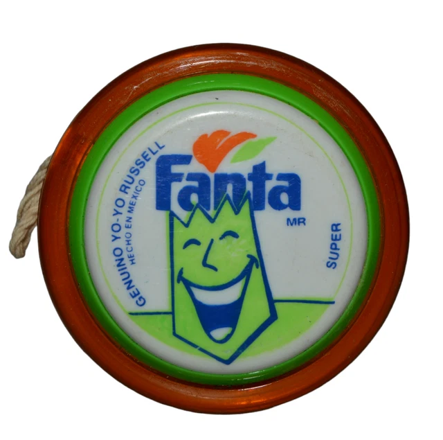 Vintage Rare Toy Mexican Genuine Yo-Yo Russel Super Fanta Coca Cola