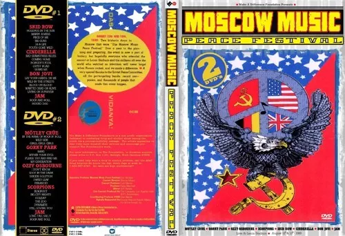 Moscow Music Peace Festival 1989 - Volume 1 & 2 - Rare 2-DVD set