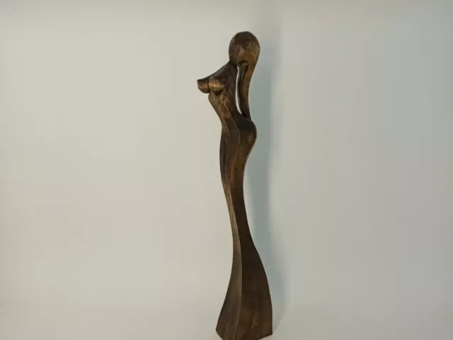 Woman sculpture 10.3", Erotic sculpture, Woodcarving, Art sculpture, Wooden