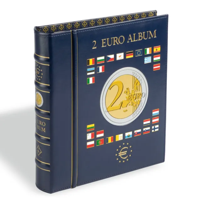 Leuchtturm Münzalbum VISTA für 2-Euro-Münzen, inkl. 4 Münzblättern (341017)
