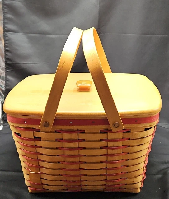 Vintage 1995 Longaberger Hostess Only Sweetheart Precious Treasure Basket