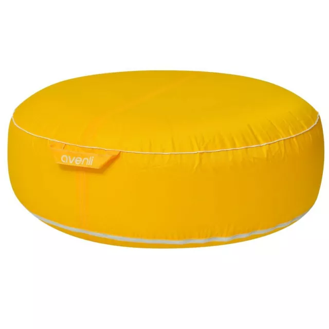 Pouf I 98x38cm Taburete de jardín asiento de taburete beanbag inflable