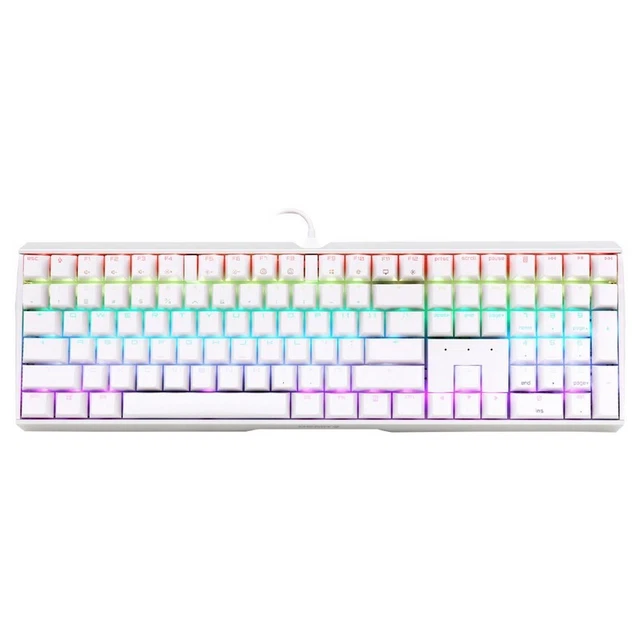 OCHERRY MX 3.0S RGB Gaming Mechanical Keyboard White Version MX Red