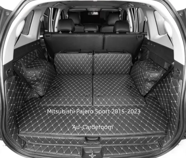 Fits Mitsubishi Pajero Sport 15-23 Custom Made Trunk Boot Mats Liner Cargo Cover 3
