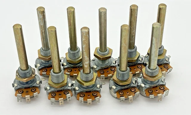 1pcs Drehpoti linear lin. Ohm 4mm m. Sch. Potentiometer verschiedene