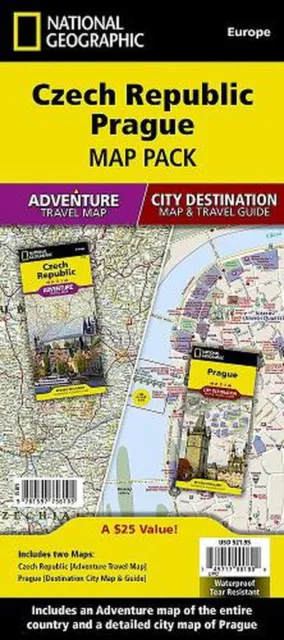 Czech Republic, Prague, Map Pack Bundle: Travel Maps International Adventure/Des