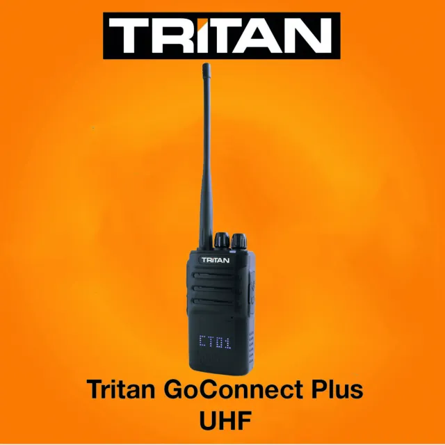 TRITAN GOCONNECT-PLUS DMR UHF 5 WATT WALKIE-TALKIE TWO WAY RADIO x 1