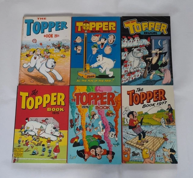 One Topper Book THE TOPPER BOOK Vintage 1970's Comic Annuals Please Select Your Own ...