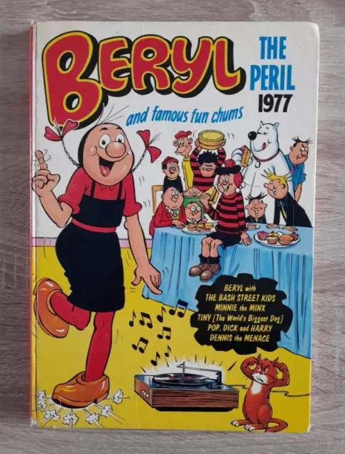 Beryl the Peril Annual 1977 Vintage U.K Comic Hardback Book