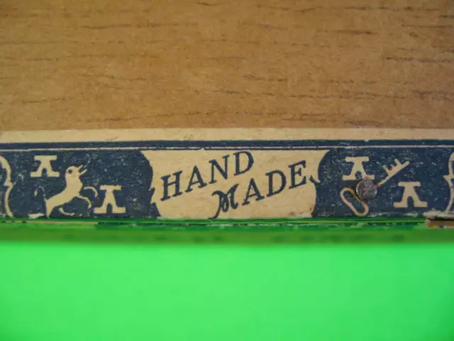 ODER OMA Vintage Antique Empty Hand Made Wooden Humidor Trimmed Cigar Box NICE 3