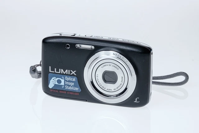 Panasonic Lumix DMC-S5 16.1MP Compact Digital Camera Black Tested