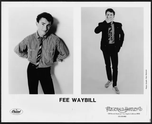 Fee Waybill of The Tubes Original 1980s Agency Promo Photo Rock Pop