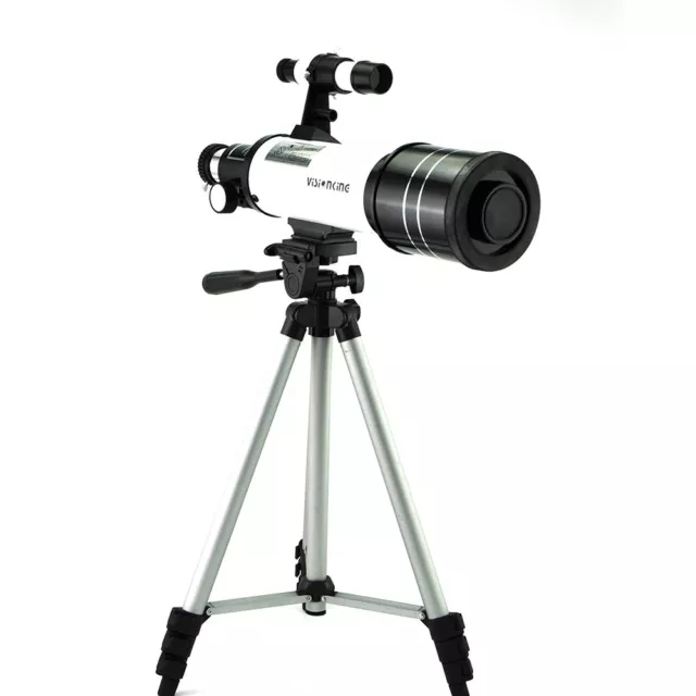Visionking 70-400 Refractor Travel Scope Astronomical Telescope with high tripod