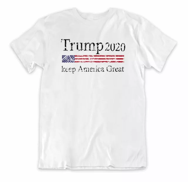 T-shirt - Trump Election 2020 America National Tee 2nd Amendment 100% Cotton