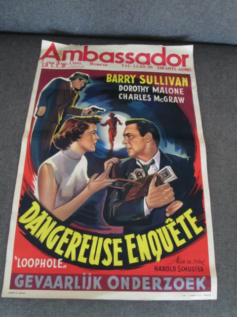 1950s Original film poster rare