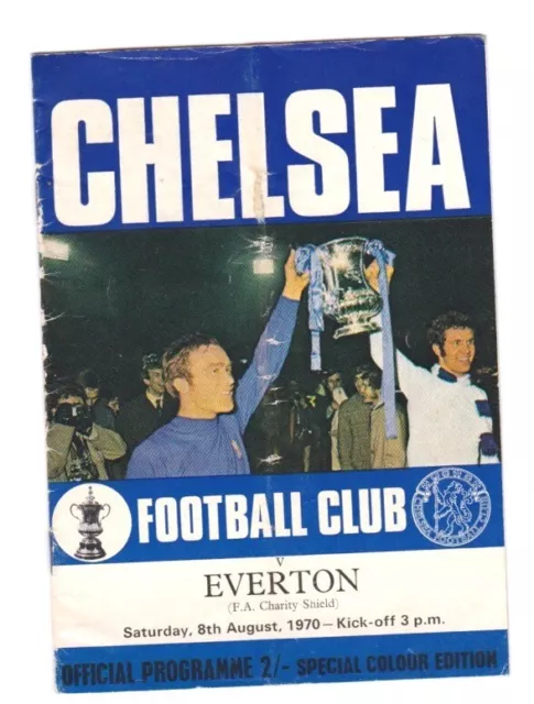 Chelsea v Everton Charity Shield 1970 Programme