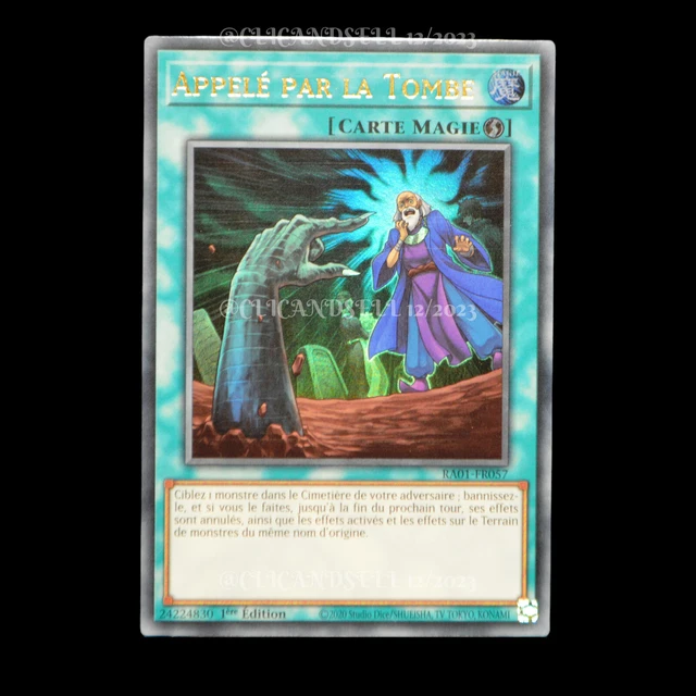 CARTE YUGIOH RA01FR057 Appelé par la Tombe SR Super Rare EUR 4,00 PicClick FR