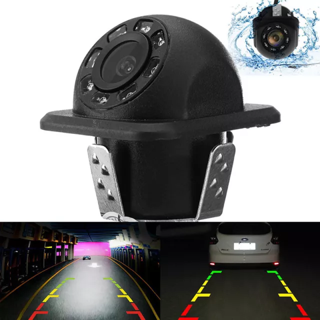 170°CMOS Car Rear View Backup Camera Reverse 8 LED Night Visions Waterproof -ID