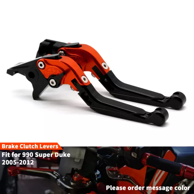 Adjustable Folding Extending Brake Clutch Levers For KTM 990 Super Duke 05-2012