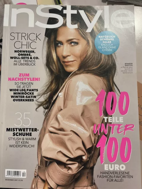 InStyle Magazin Zeitschrift Jennifer Aniston Dezember 2019