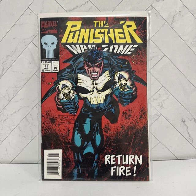 The Punisher War Zone #21 (Marvel Comics, 1993) Comic Bagged AND Boarded