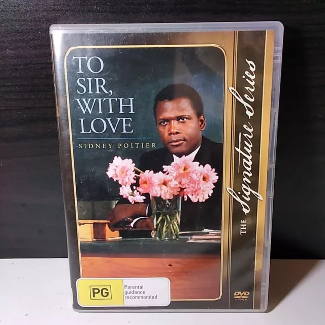 To Sir, With Love (DVD) Region 4 Aus Release, Very Good Condition