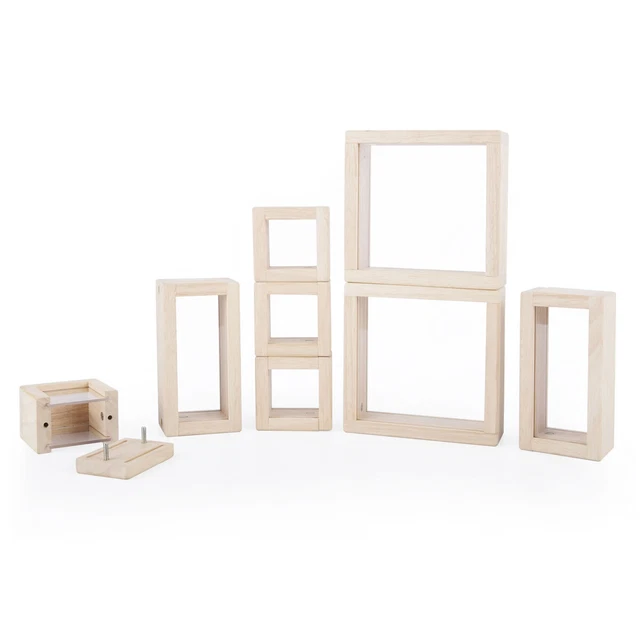 Guidecraft Clear Treasure Blocks - Set of 8