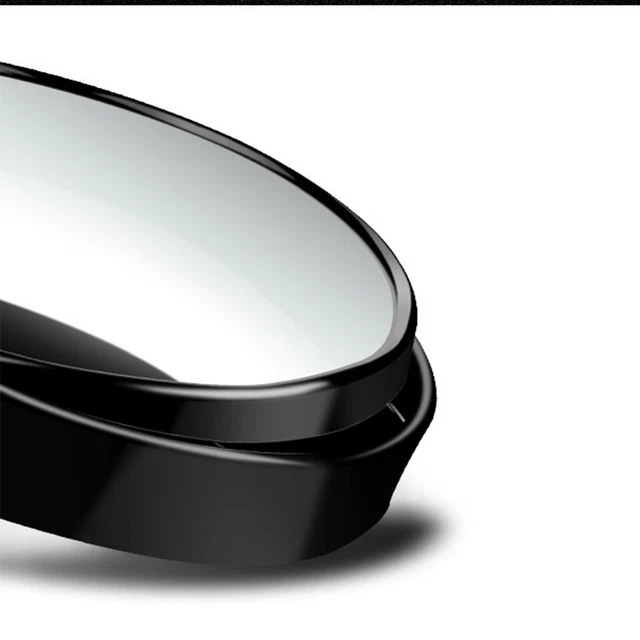 Hot Two [with Frame Black Small Round Mirror] Car High-definition Rear-view Smal