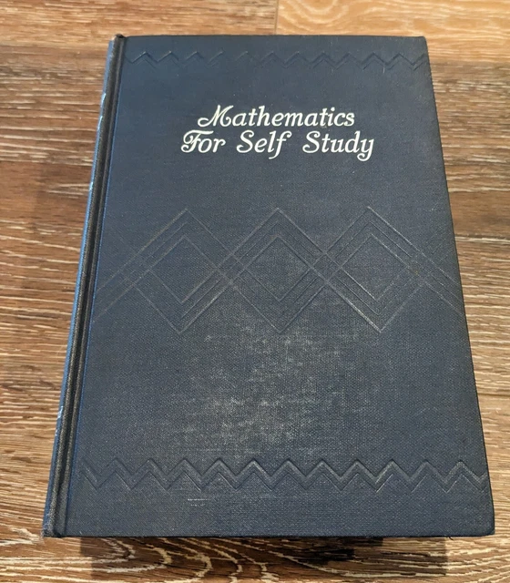 ANTIQUE BOOKS MATHEMATICS For Self Study 1944 Printing Set Of 3 8 23 Antique books mathematics for self study 1944 printing set of 3 8 23