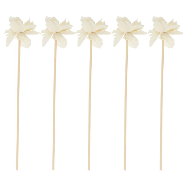 5pcs aromathérapie sans incendie dahlia bâton parfum fleur diffuseurs arôme