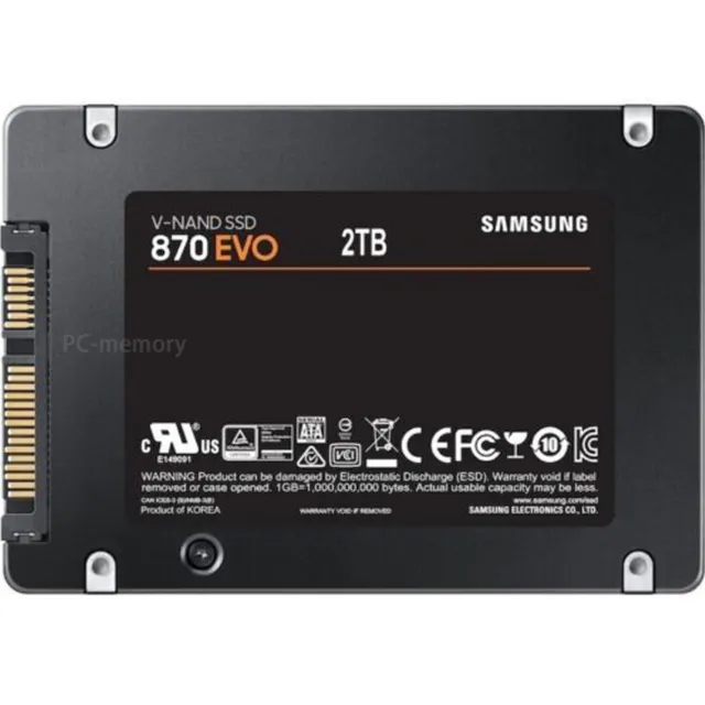 SAMSUNG SSD 870 EVO 2.5" SATAIII Solid State Drive 2TB 1TB 250/500GB for PC lot