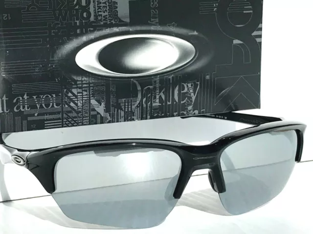NEW Oakley FLAK BETA Matte Black POLARIZED Galaxy Jade Iridium Sunglass 9363