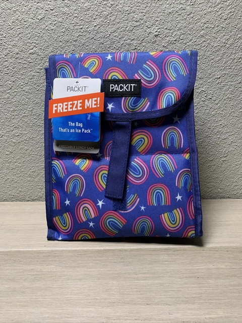NEW PackIt Freezable Lunch Bag - Built In Cooling Chills Food & Drinks For Hours